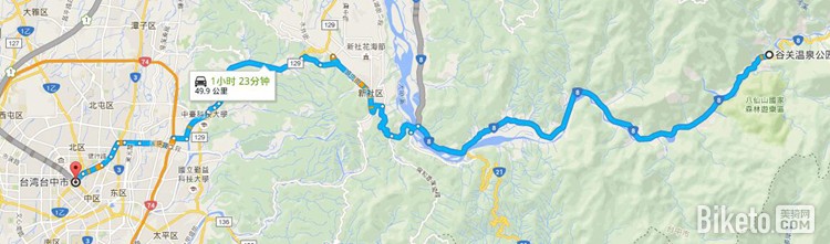 环台湾路线图