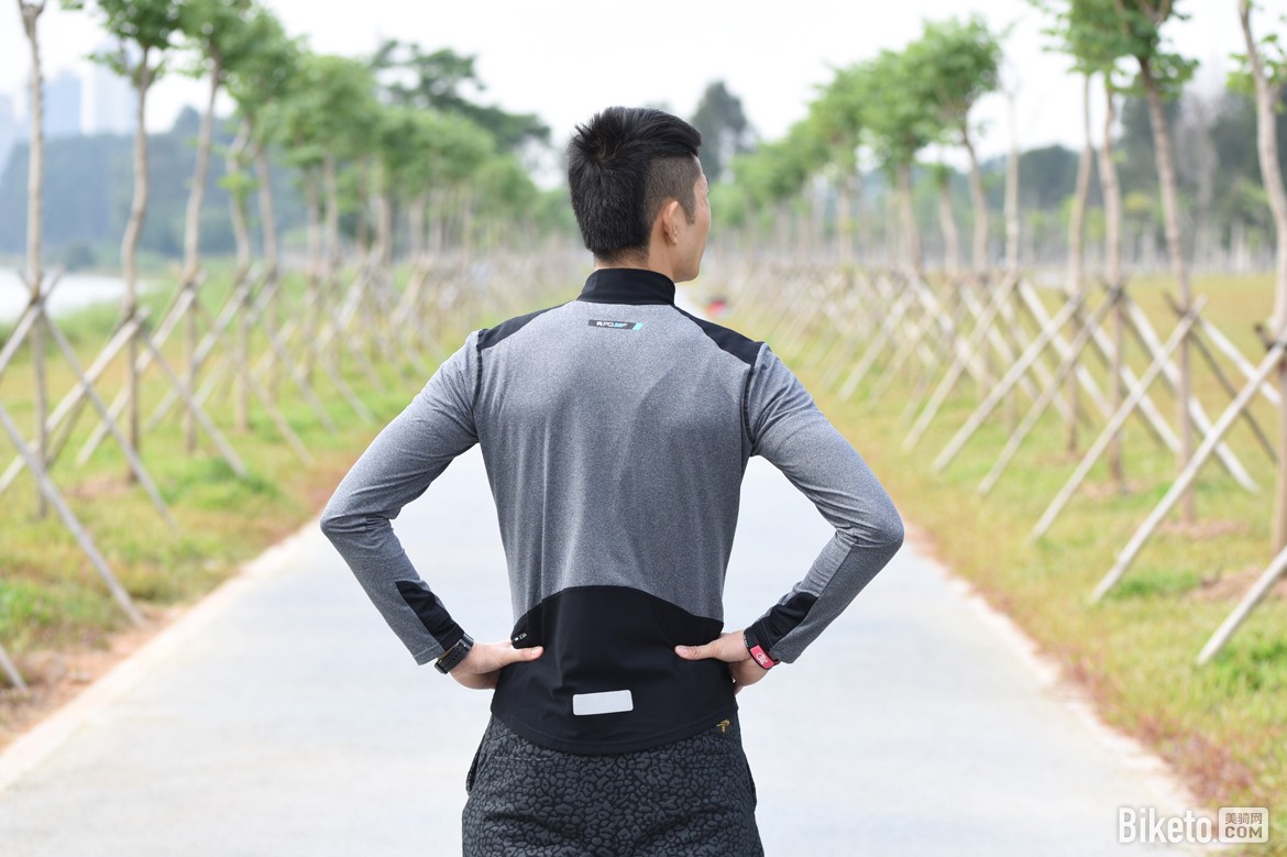 冬季保暖软甲 捷酷抓绒长袖骑行服